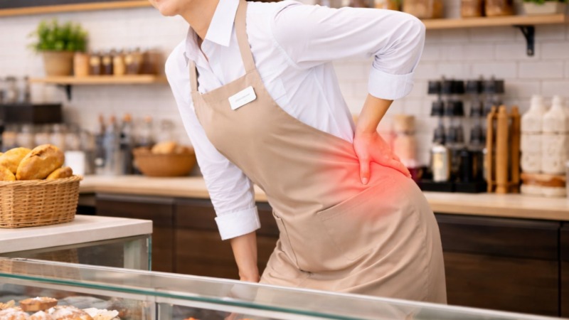 接客業・立ち仕事・腰痛