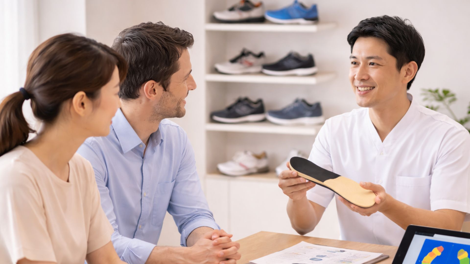 接客業・足痛・オーダーメイドインソール